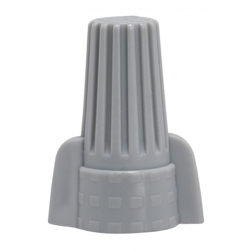 Wing Nut Wire Connector With Spring Inserts in Gray (230|90-2240)