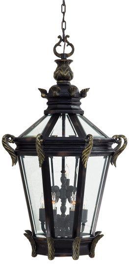Stratford Hall Nine Light Chain Hung in Heritage W/ Gold Highlights (7|9094-95)