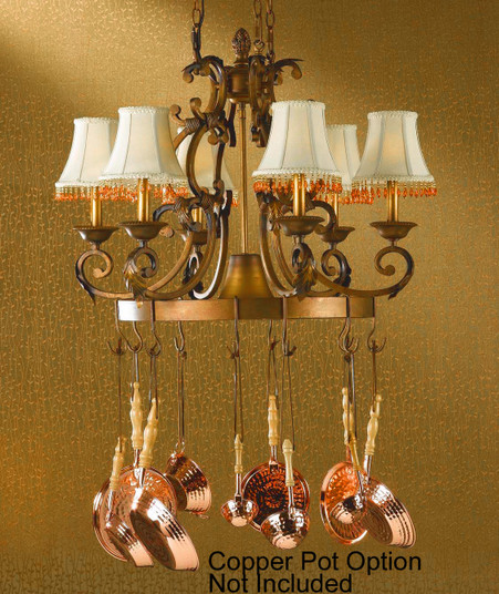 Asheville Seven Light Island Pendant in Copper Bronze (92|92207 CPB)