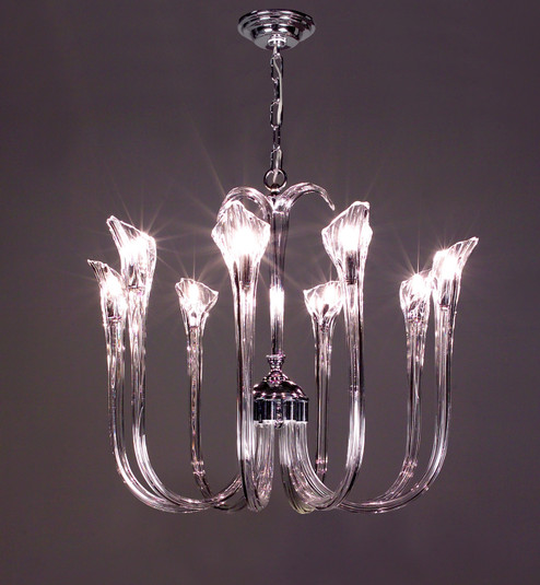 Inspiration Eight Light Chandelier in Chrome (92|82023 CH)