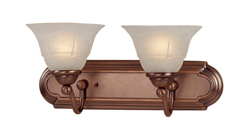 Providence Two Light Vanity in Antique Copper (92|69632 ACP WAG)