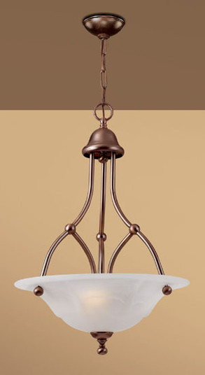Providence Three Light Chandelier in Rustic Bronze (92|69627 RSB TCG)