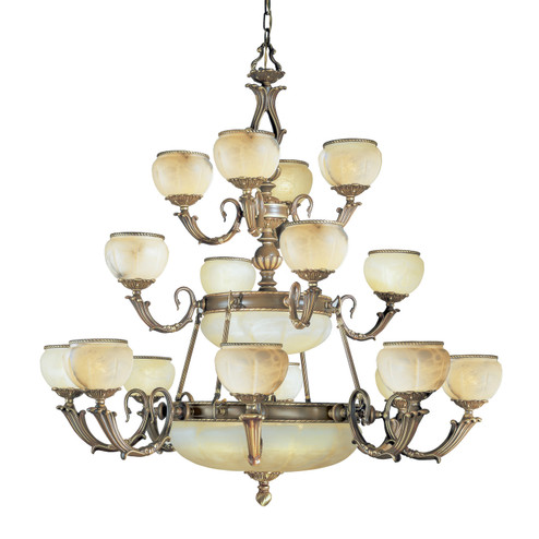 Alexandria I 24 Light Chandelier in Victorian Bronze (92|69616 VBZ)