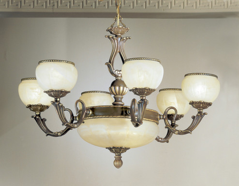 Alexandria I Nine Light Chandelier in Victorian Bronze (92|69606 VBZ)