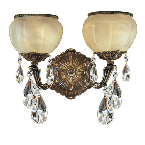 Alexandria I Two Light Wall Sconce in Victorian Bronze (92|69602 VBZ C)