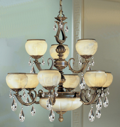 Alexandria II 12 Light Chandelier in Victorian Bronze (92|69509 VBZ C)