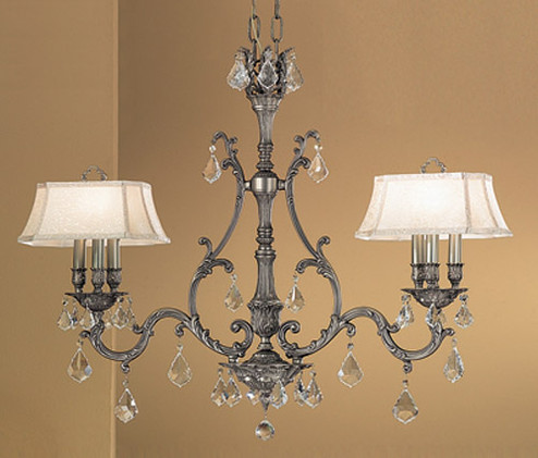 Majestic Six Light Island Pendant in Aged Pewter (92|57361 AGP CP)