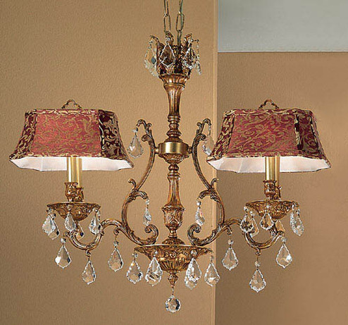 Majestic Four Light Island Pendant in French Gold (92|57360 FG CBK)
