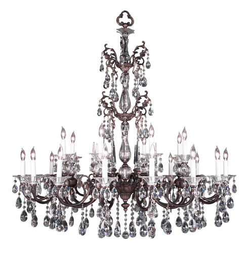 Via Lombardi 24 Light Chandelier in Roman Bronze (92|57065 RB CP)