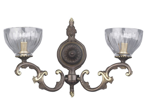 Warsaw Two Light Wall Sconce in Roman Bronze (92|55432 RB)