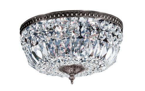 Crystal Baskets Three Light Flush/Semi-Flush Mount in Chrome (92|52314 CH CP)