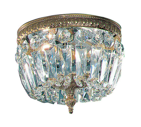 Crystal Baskets Two Light Flush/Semi-Flush Mount in Olde World Bronze (92|52208 OWB I)