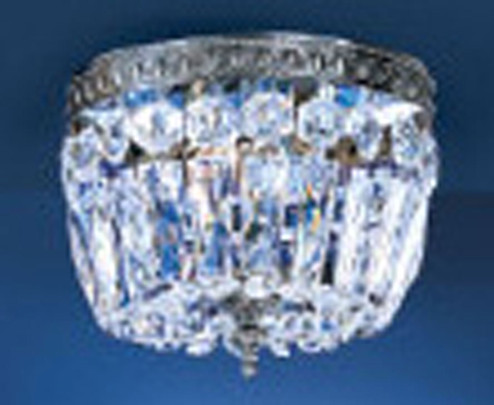 Crystal Baskets Two Light Flush/Semi-Flush Mount in Millennium Silver (92|52208 MS CP)