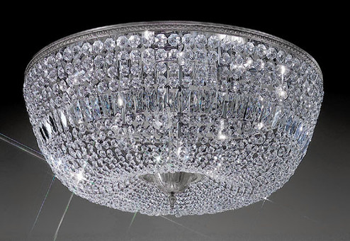 Crystal Baskets 12 Light Flush/Semi-Flush Mount in Chrome (92|52036 CH I)