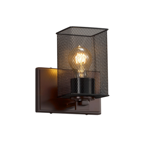 Wire Mesh One Light Wall Sconce in Dark Bronze (102|MSH-8441-15-DBRZ)