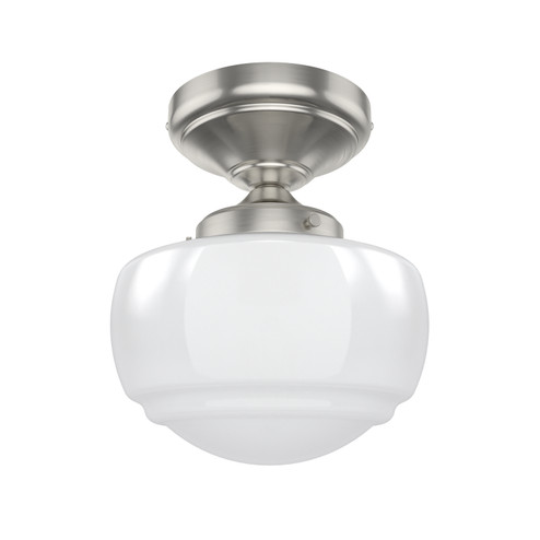 Saddle Creek One Light Semi Flush Mount in Brushed Nickel (47|19048)