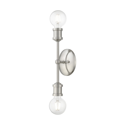Lansdale Two Light Vanity Sconce in Brushed Nickel (107|14422-91)