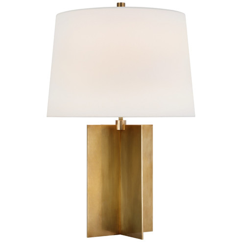 Costes LED Table Lamp in Hand-Rubbed Antique Brass (268|PCD 3005HAB-L)
