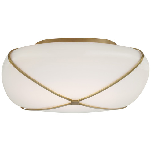 Fondant LED Flush Mount in Soft Brass (268|CD 4006SB-WG)