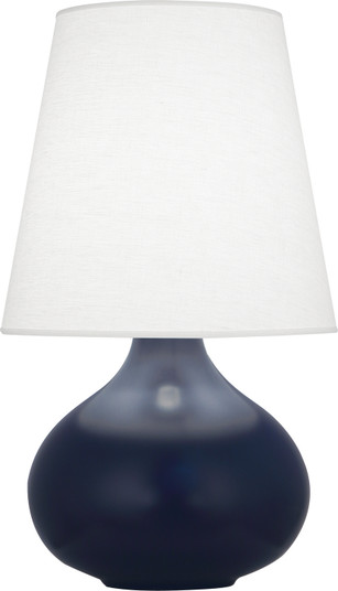 June One Light Accent Lamp in Matte Midnight Blue Glazed Ceramic (165|MMB93)