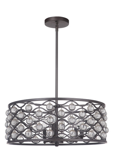 Halcyon Five Light Semi-Flush in Bronze /Clear Glass Balls (90|552383)