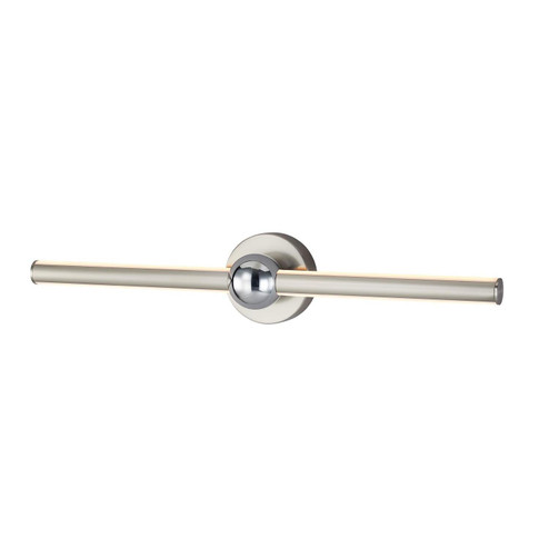 Arzy LED Linear Wall/Bath in Brushed Nickel w/ Chrome (102|NSH-9125-NCCR)