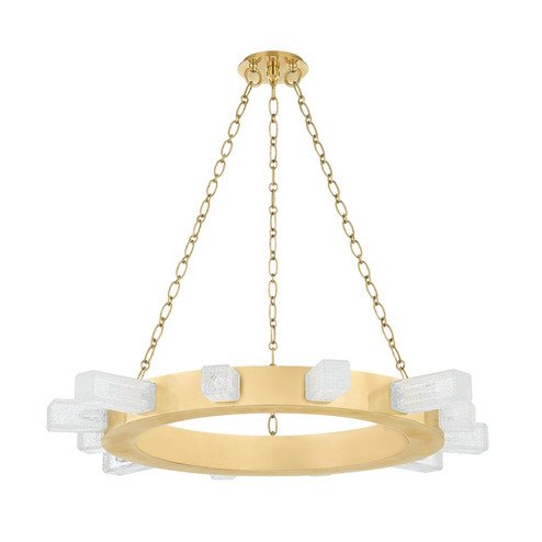 Citrine LED Chandelier in Vintage Brass (68|342-35-VB)