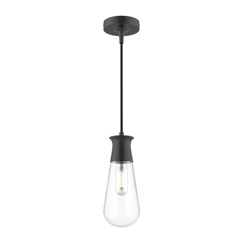 Marcel One Light Pendant in Matte Black (452|PD464001MB)