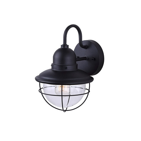 Lohan One Light Outdoor Downlight in Black (387|IOL254BK)