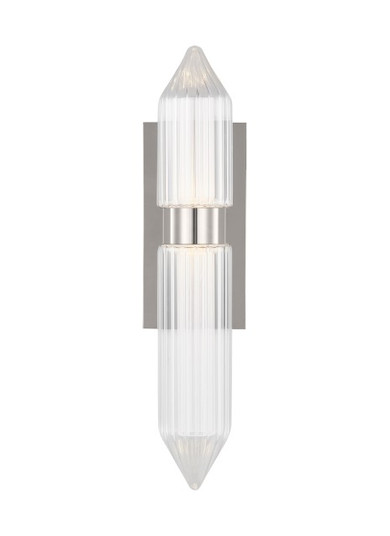 Langston LED Wall Sconce in Polished Nickel (182|700WSLGSN18N-LED927)