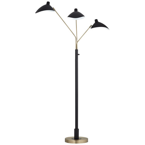 Navigator Three Light Floor Lamp in Black (24|91D50)
