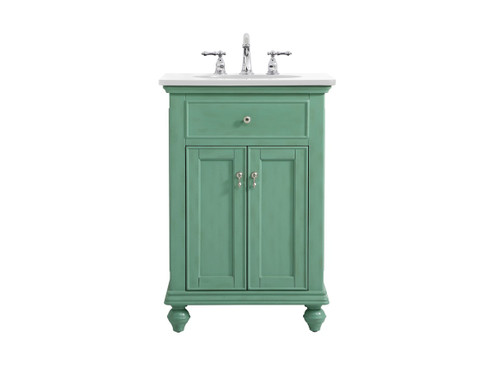 Otto Single Bathroom Vanity in Vintage mint (173|VF12324VM-VW)