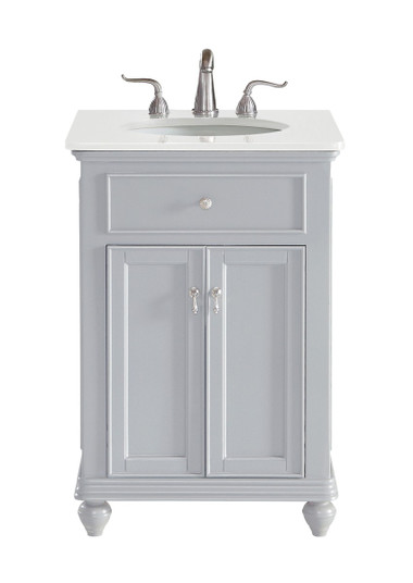 Otto Single Bathroom Vanity in Grey (173|VF12324GR-VW)