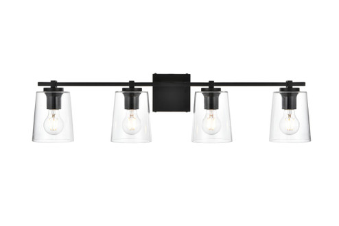 Kacey Four Light Bath Sconce in Black (173|LD7310W33BLK)