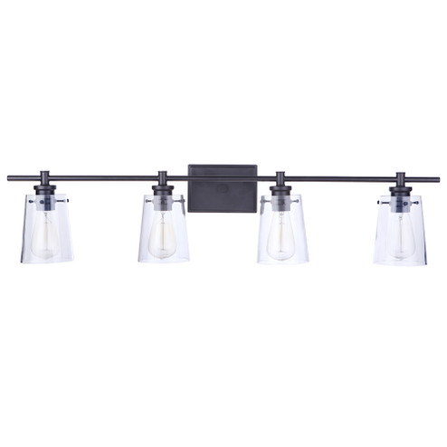 Mia Four Light Vanity in Black (90|810408)