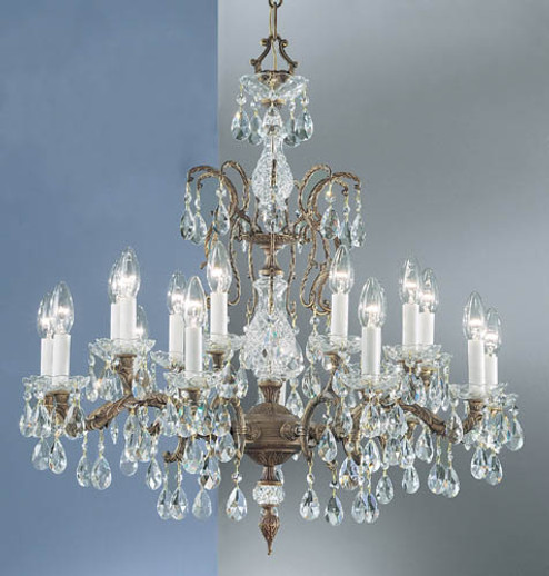 Madrid 18 Light Chandelier in Roman Bronze (92|5538 RB PAM)