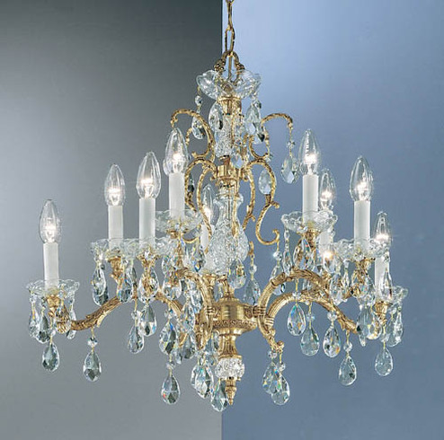 Madrid Ten Light Chandelier in Roman Bronze (92|5530 RB C)