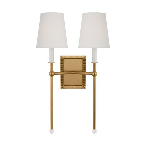 Baxley Two Light Wall Sconce in Burnished Brass (454|AW1202BBS)