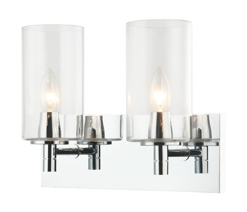 Candela Two Light Wall Sconce in Chrome (423|S04902CHCL)