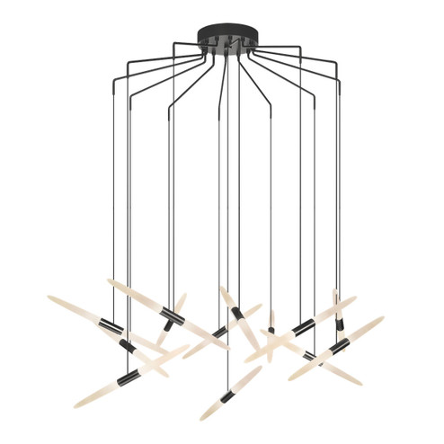 Ballet LED Pendant in Satin Black (69|2896.25)