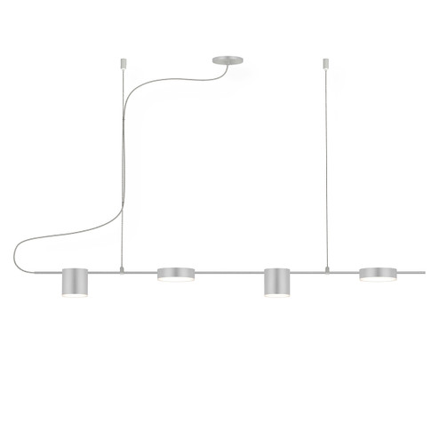 Counterpoint LED Pendant in Bright Satin Aluminum (69|2884.16)