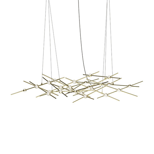 Constellation LED Lantern in Satin Brass (69|2155.38C-27)