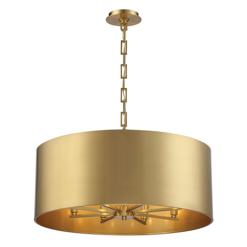 Lark Eight Light Pendant in Brass (90|820842)