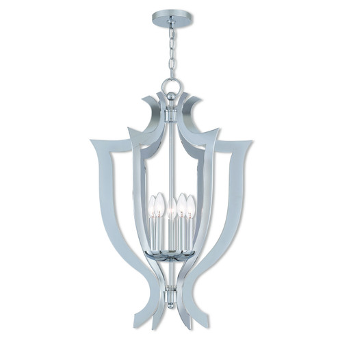 Aldrich Five Light Chandelier in Polished Chrome (107|41004-05)