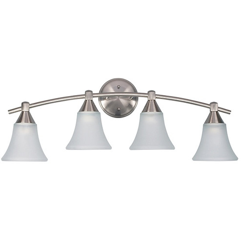 Grace Four Light Vanity in Brushed Pewter (387|IVL221A04BPT)