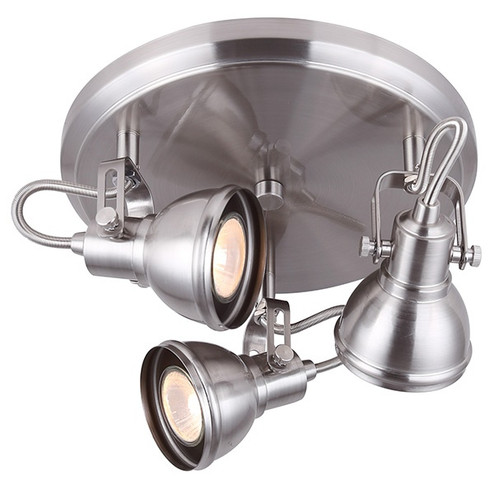 Polo Three Light Ceiling/Wall Mount in Brushed Nickel (387|ICW622A03BN10)