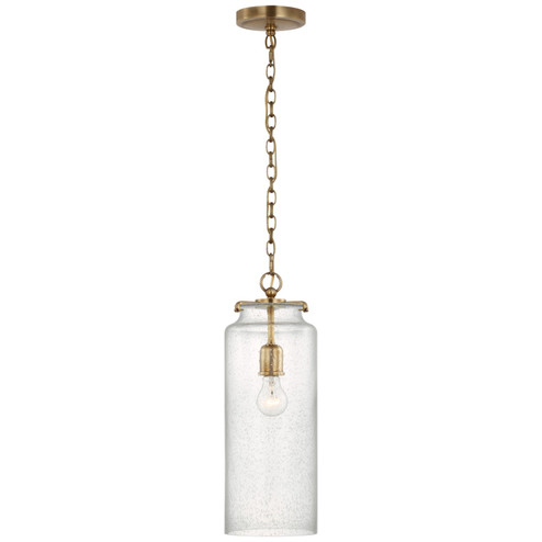 Katie Cylider LED Pendant in Hand-Rubbed Antique Brass (268|TOB 5227HAB/G2-SG)