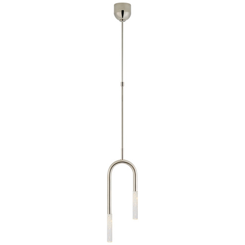 Rousseau LED Pendant in Antique-Burnished Brass (268|KW 5590AB-CG)