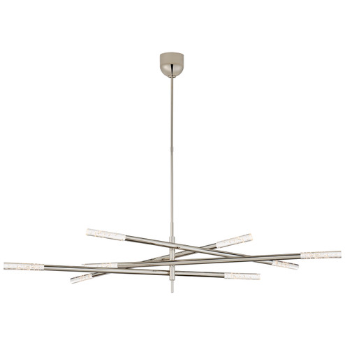 Rousseau LED Chandelier in Polished Nickel (268|KW 5589PN-ECG)