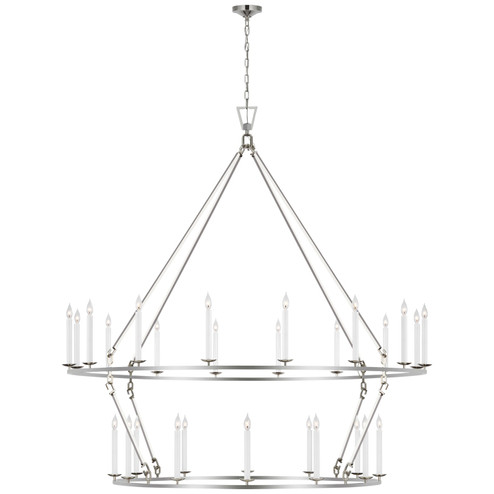 Darlana Ring LED Chandelier in Polished Nickel (268|CHC 5278PN)